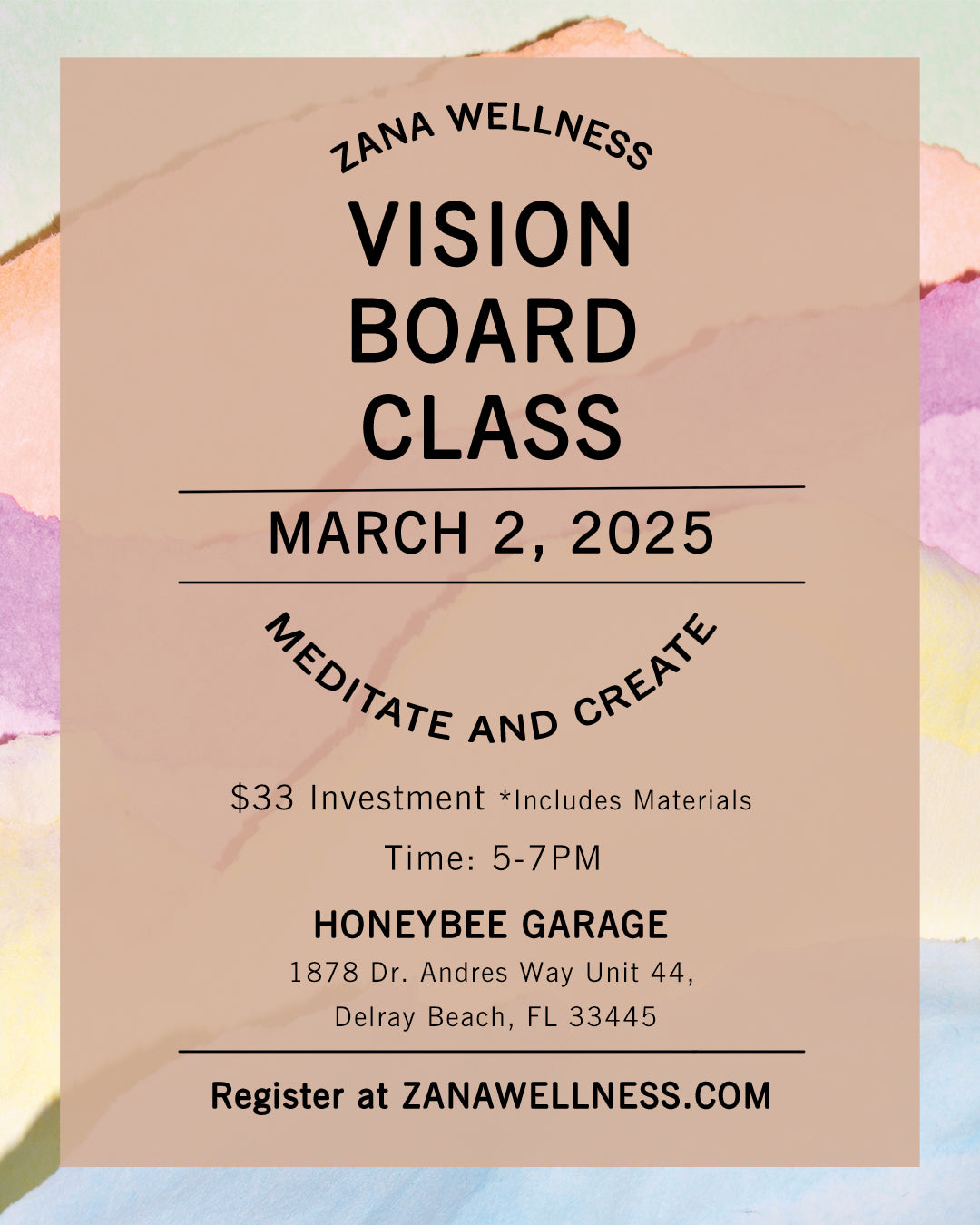 Vision Board Class